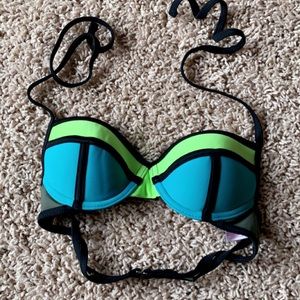 Neon swim top